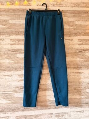 Men's Teal Performance Jogger Pants - Slim Athletic Fit